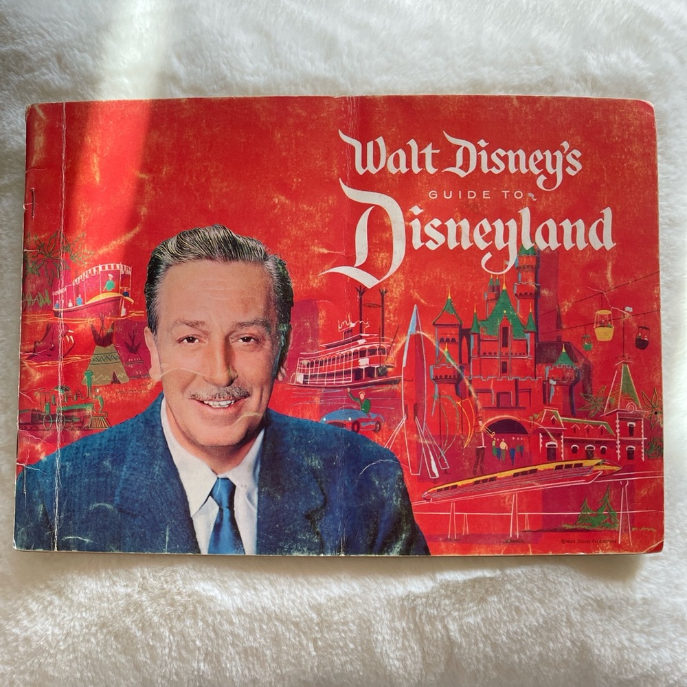 Original Vintage Walt Disney World Guide Book